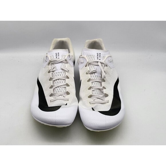 Nike Zoom Rival Sprint Track Spikes White/Black DC8753-100‎ Size 12.5 Mens - Picture 3 of 11